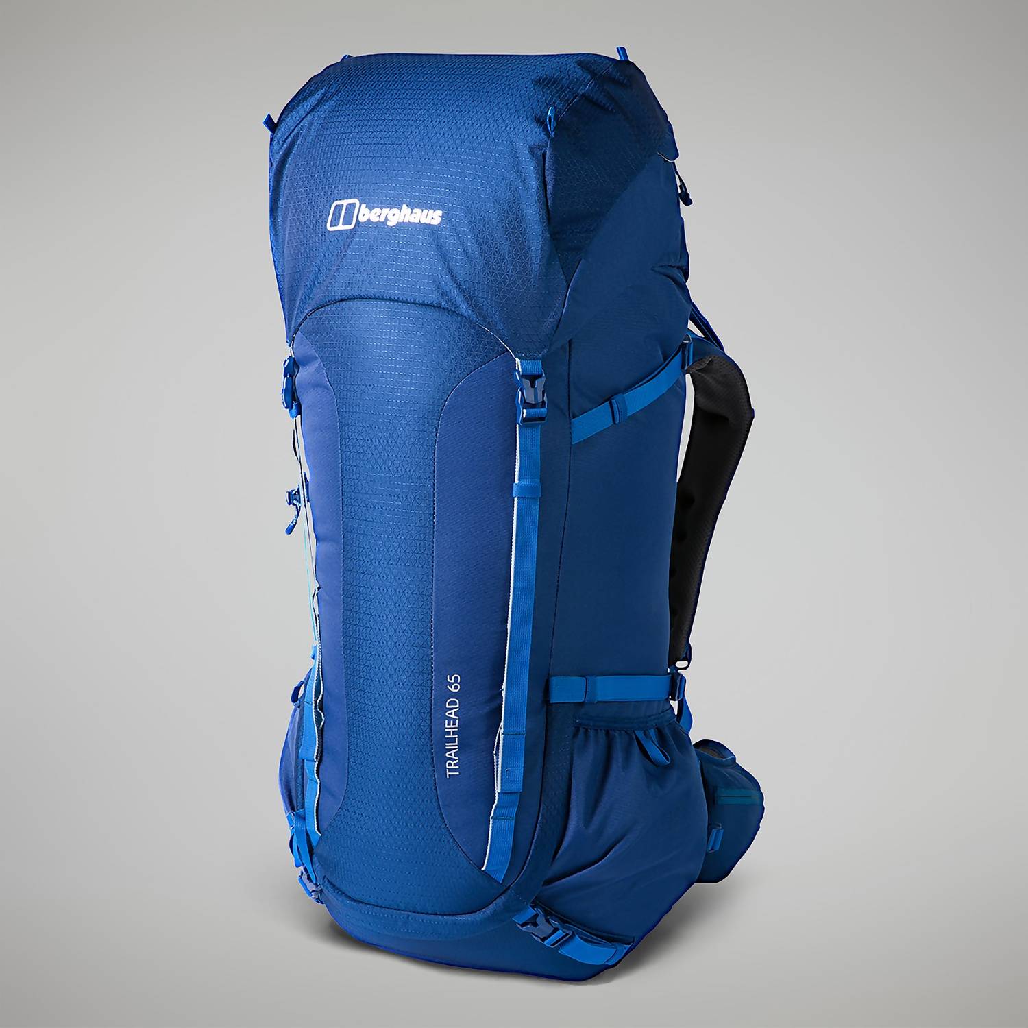 Berghaus Rucksack - Unisex Trailhead 65 - Blue Brimming with space, pockets and the durability to keep your gear in tip top condition.