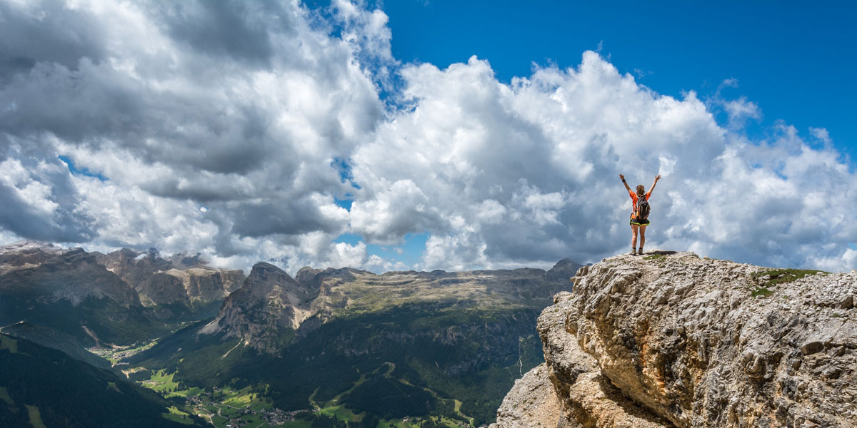 Mountain hiking